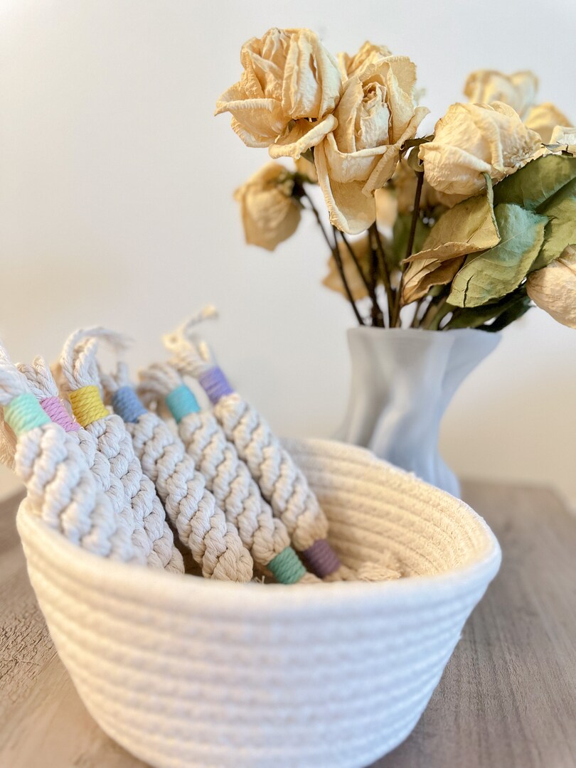 Macrame Candy Dog Rope Toy, Handmade Rope Toy For Dogs, Eco-friendly Cotton, Durable Dog Tug War Toy, Toys for Dog, Gifts for dog | MakerPlace by Michaels Macrame Candy Dog Rope Toy, Handmade Rope Toy For Dogs, Eco-friendly Cotton, Durable Dog Tug War Toy, Toys for Dog, Gifts for dog | MakerPlace by Michaels